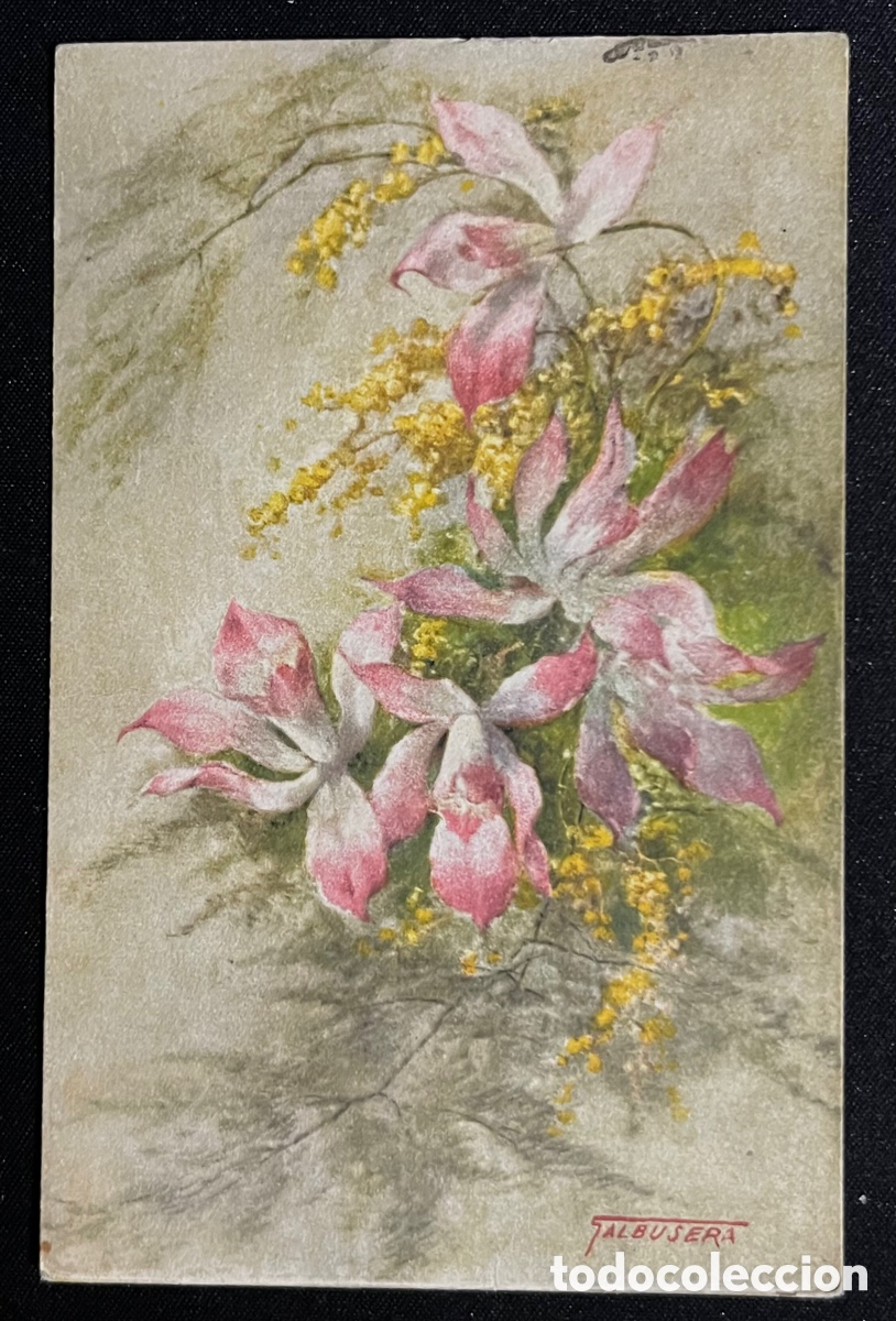 Postales: POSTAL DE FLORES - GALBUSERA - CIRCULADA EN 1921 - Foto 1