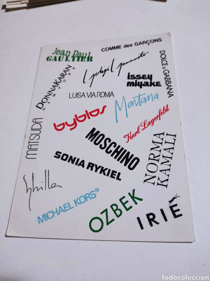 Postales: Postal marcas perfumes - Foto 1