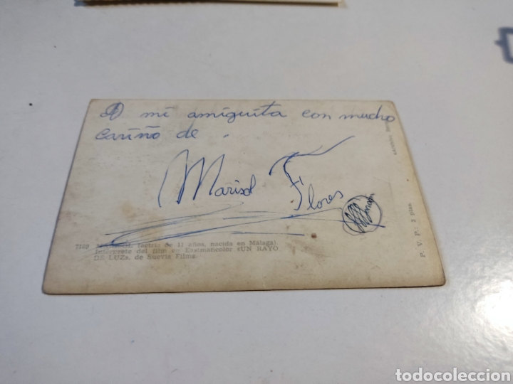 Postales: Postal Marisol con dedicatoria - Foto 2