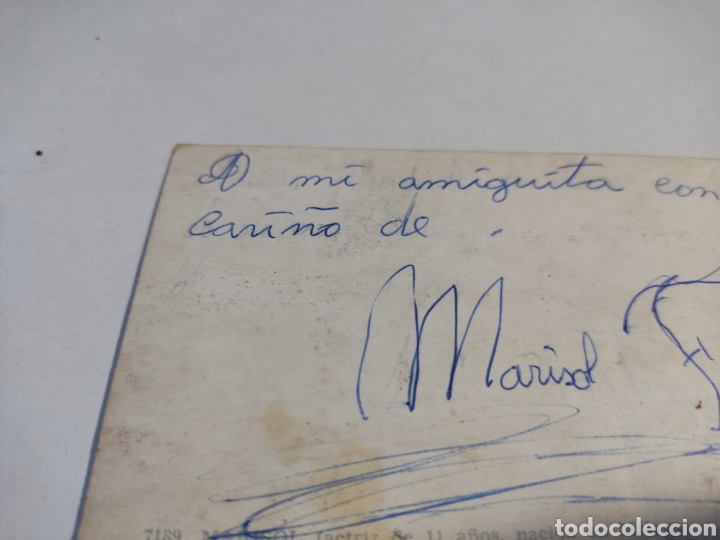 Postales: Postal Marisol con dedicatoria - Foto 3
