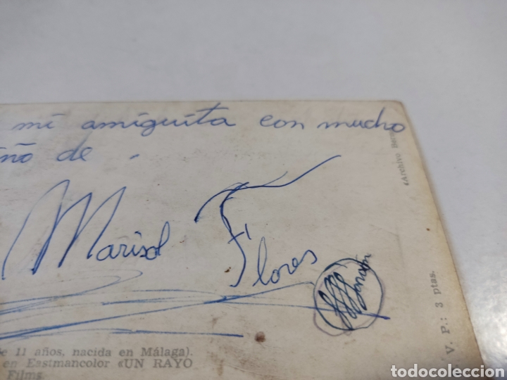 Postales: Postal Marisol con dedicatoria - Foto 4