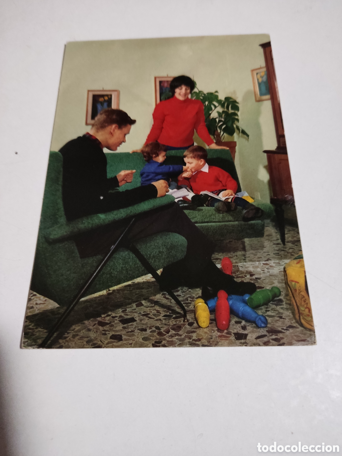 Postales: Postal familiar padres e hijos - Foto 1
