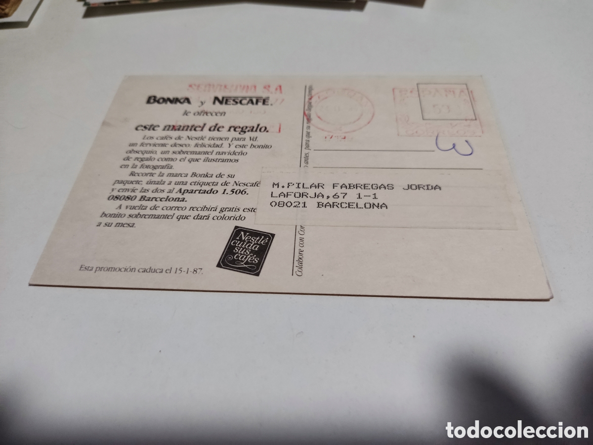 Postales: Postal bonka y Nescaf&eacute; - Foto 2