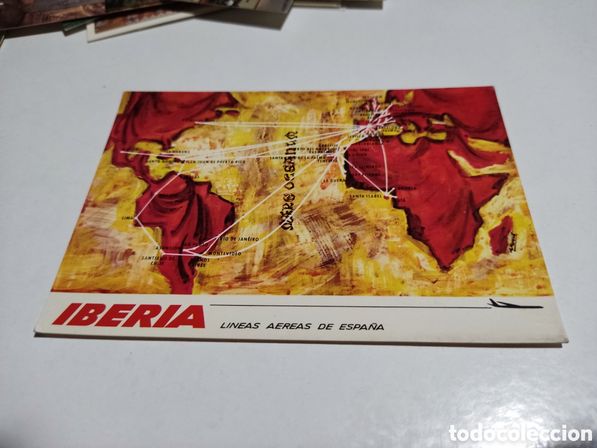 Postales: Postal Iberia l&iacute;neas a&eacute;reas de Espa&ntilde;a - Foto 1