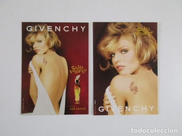 Postales: GIVENCHY - LOTE DOS TARJETAS POSTALES - EXTRAVAGANCE - Foto 1