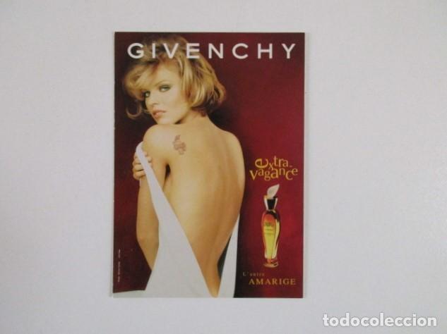 Postales: GIVENCHY - LOTE DOS TARJETAS POSTALES - EXTRAVAGANCE - Foto 2