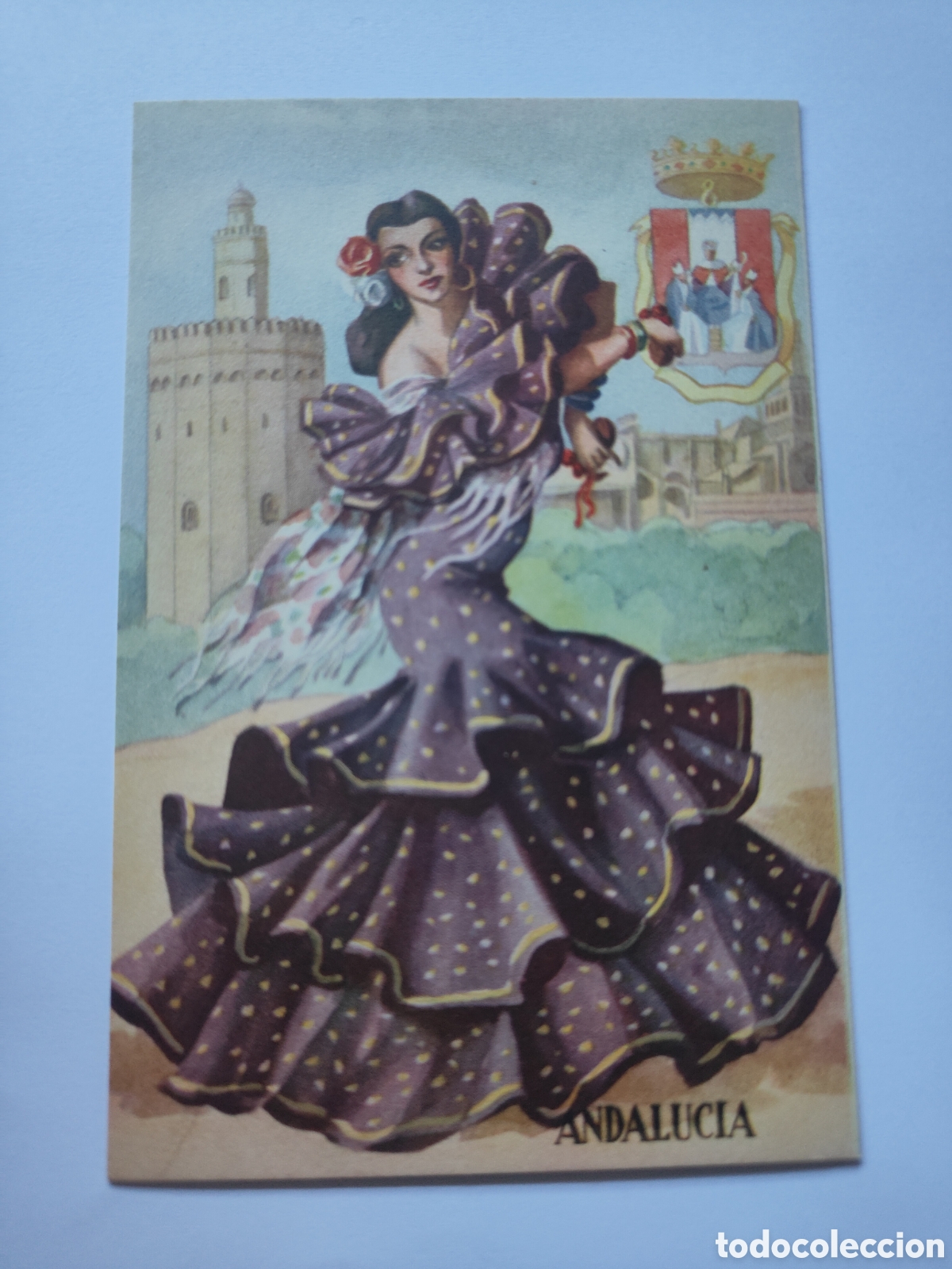 Postales: POSTAL MUJER FLAMENCA - Foto 1