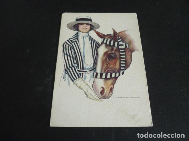 Postales: MUJER ELEGANTE NANNI ILUSTRADOR POSTAL ART DECO - Foto 1