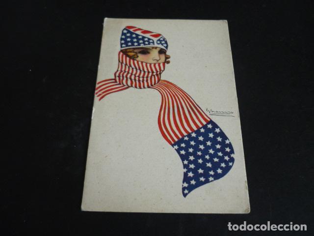 Postales: MUJER ELEGANTE GRANNI ILUSTRADOR POSTAL ART DECO - Foto 1