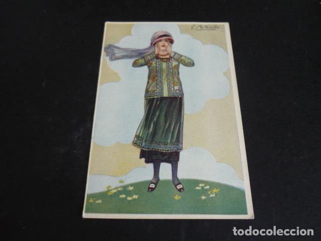Postales: MUJER ELEGANTE E. COLOMBO ILUSTRADOR POSTAL ART DECO - Foto 1