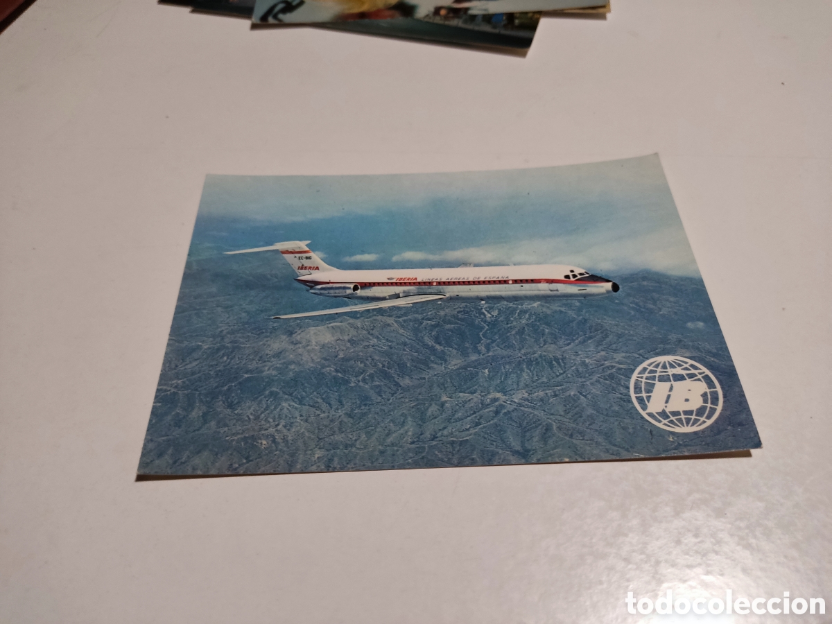 Postales: Postal iberia Jet Douglas DC 9 - Foto 1