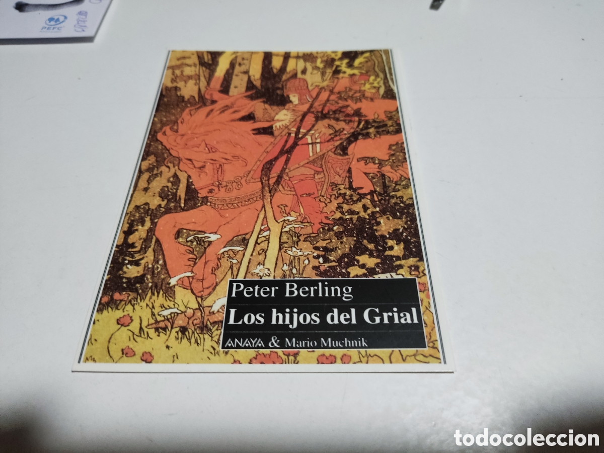Postales: Postal Los hijos del Grial de Peter Berling - Foto 1