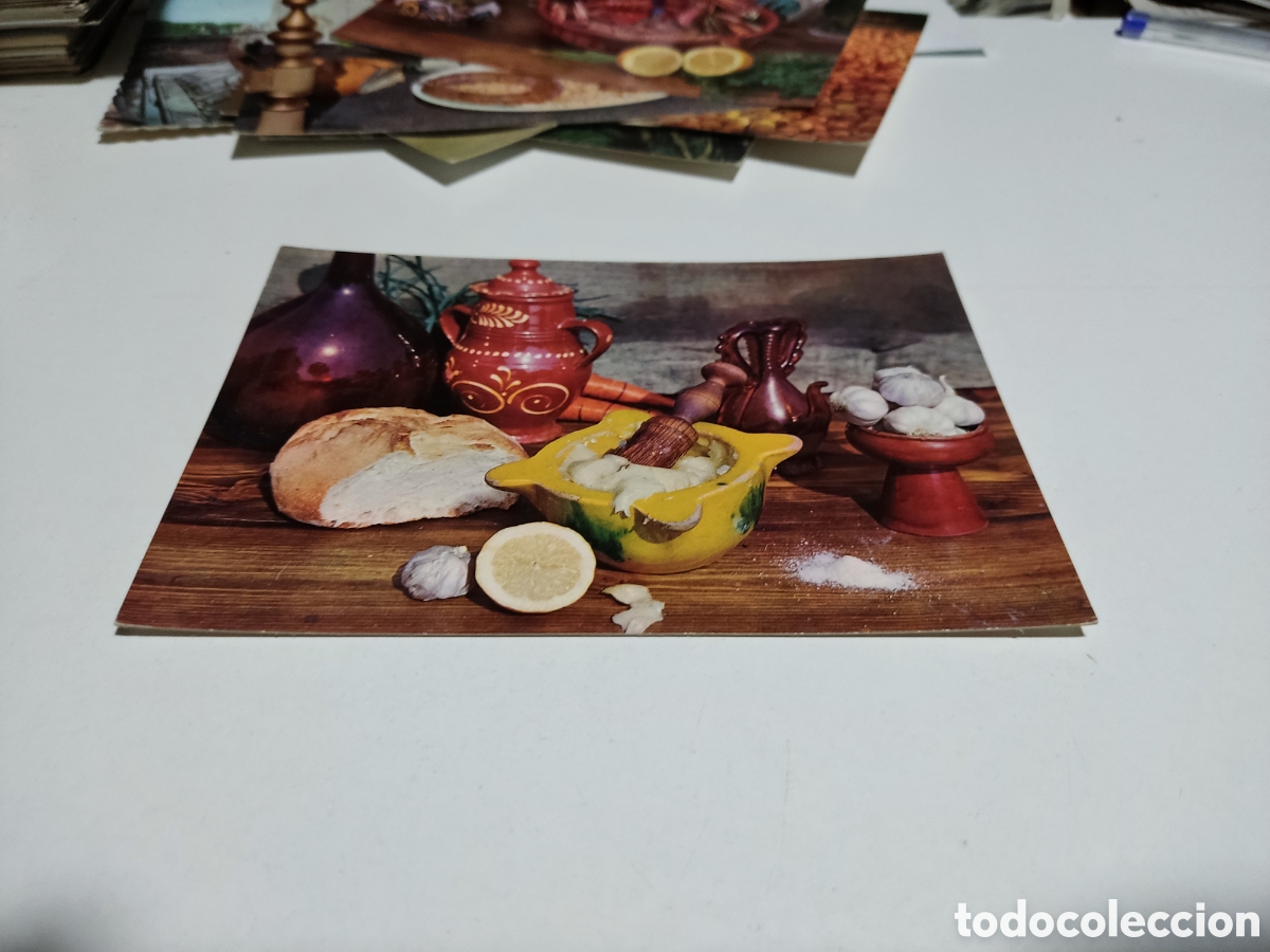 Postales: Postal platos t&iacute;picos allioli - Foto 1