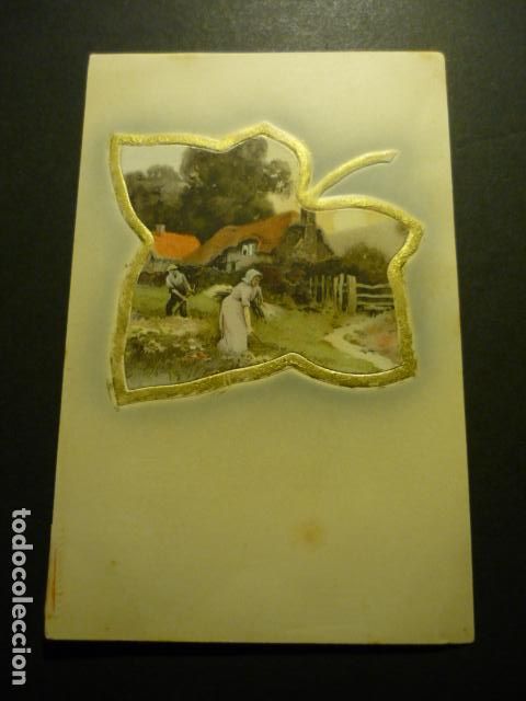 Postales: LABRADORES EN HOJA DE HIEDRA POSTAL - Foto 1
