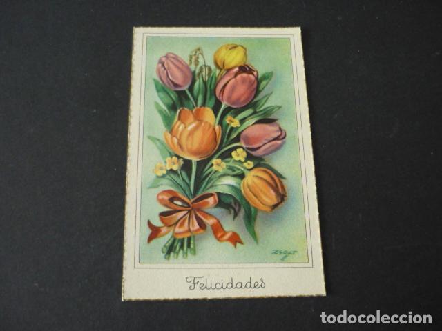 Postales: RAMO DE FLORES POSTAL ZSOLT ILUSTRADOR - Foto 1