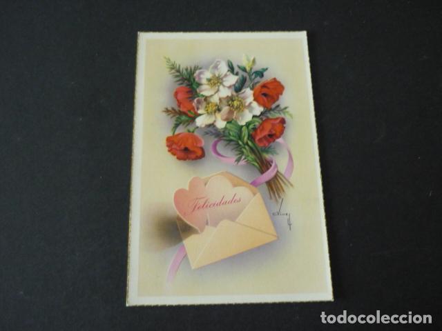 Postales: RAMO DE FLORES POSTAL C. VIVES ILUSTRADOR - Foto 1
