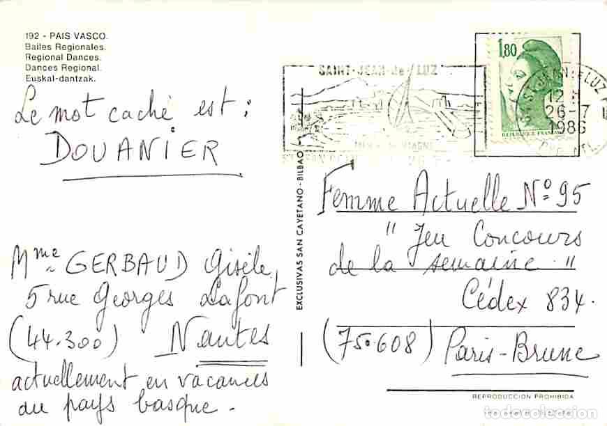 Postales: Folklore - Danses - Pays Basques - CPM - Voir Scans Recto-Verso - Foto 2