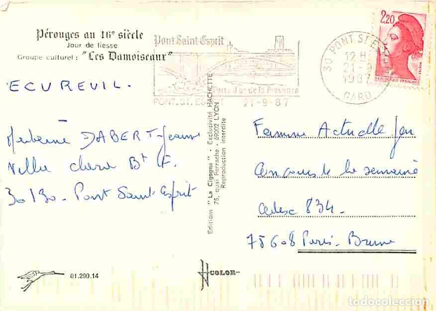 Postales: Folklore - Costumes - P&eacute;rouges au 16e si&egrave;cle - Jour de liesse - Groupe Culturel Les Damoiseaux - CPM - Foto 2