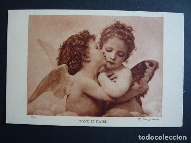 Postales: AMOR Y PSIQUE POSTAL HACIA 1910 - Foto 1