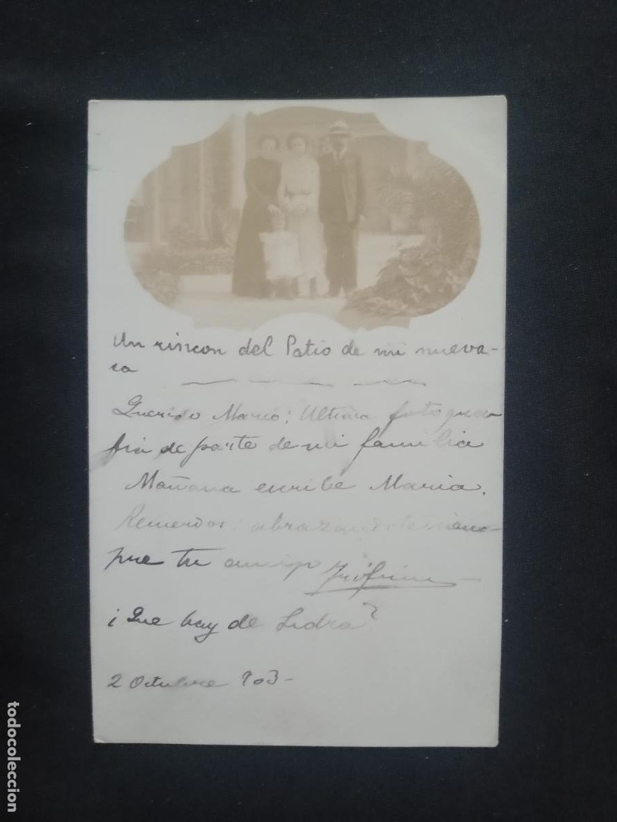 Postales: Postal 1903. Orla modernista - Foto 1