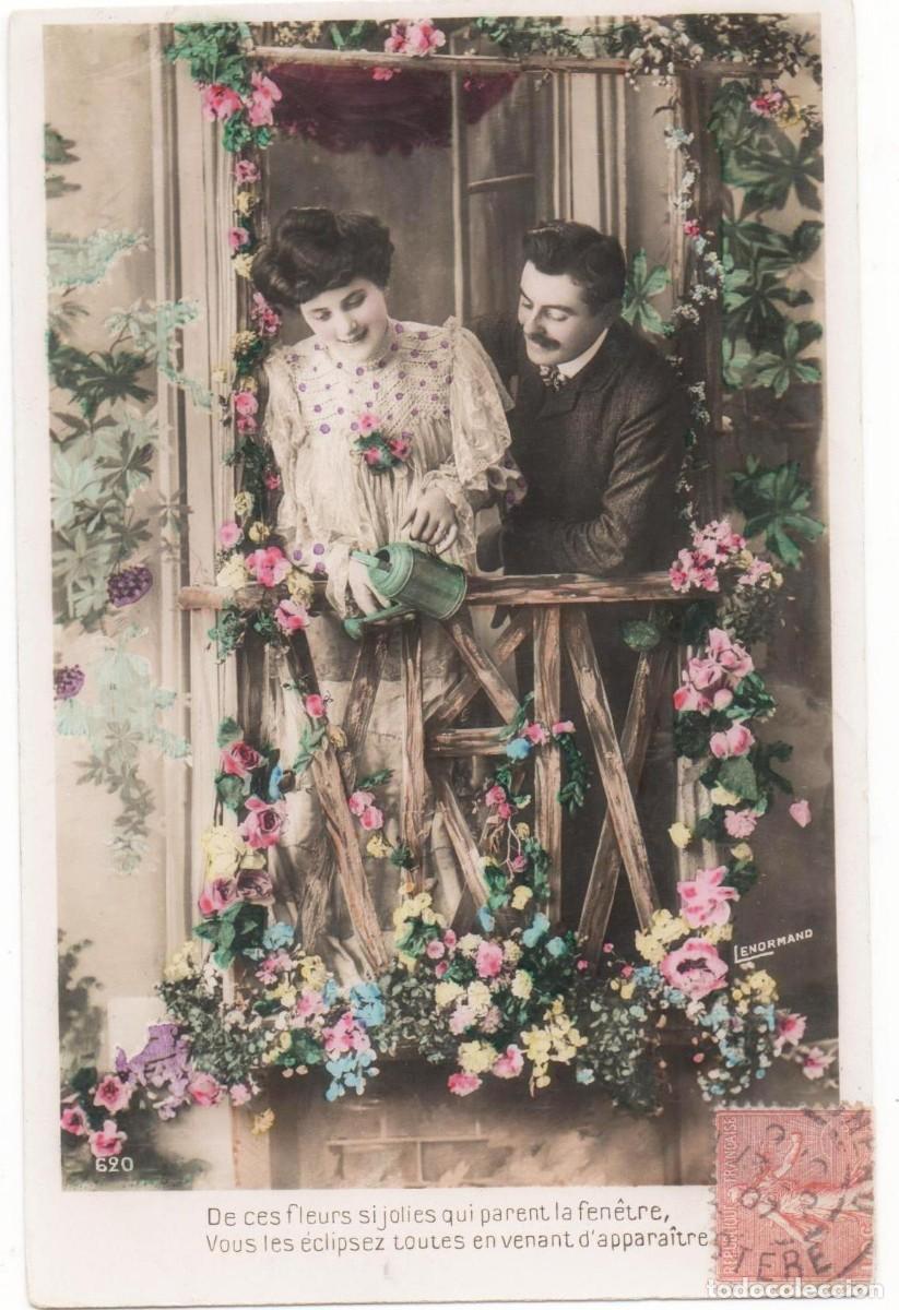 Postales: Postal francesa principios del XX-circulada- - Foto 1