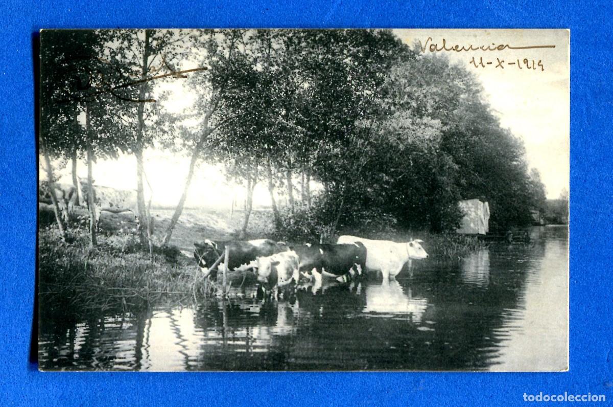 Postkarten: POSTAL ESCRITA PERO NO CIRCULADA PAISAJE ROMANTICO