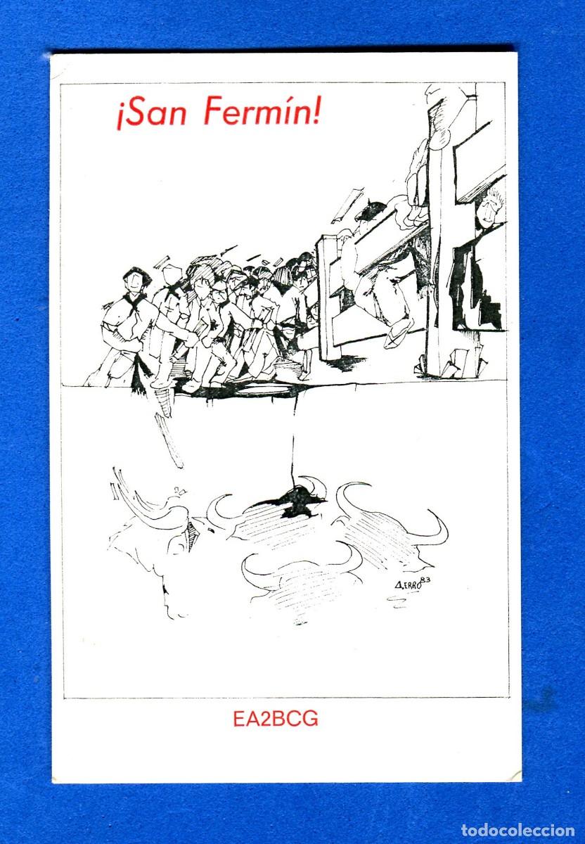 Postales: TARJETA POSTAL RADIAFICIONADO SAN FERMIN PAMPLONA