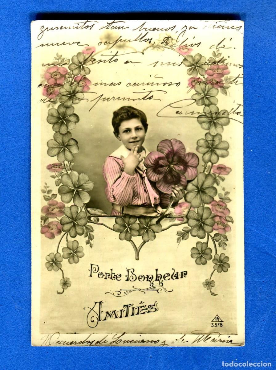 Postcards: POSTAL ESCRITA PERO NO CIRCULADA ROMANTICA