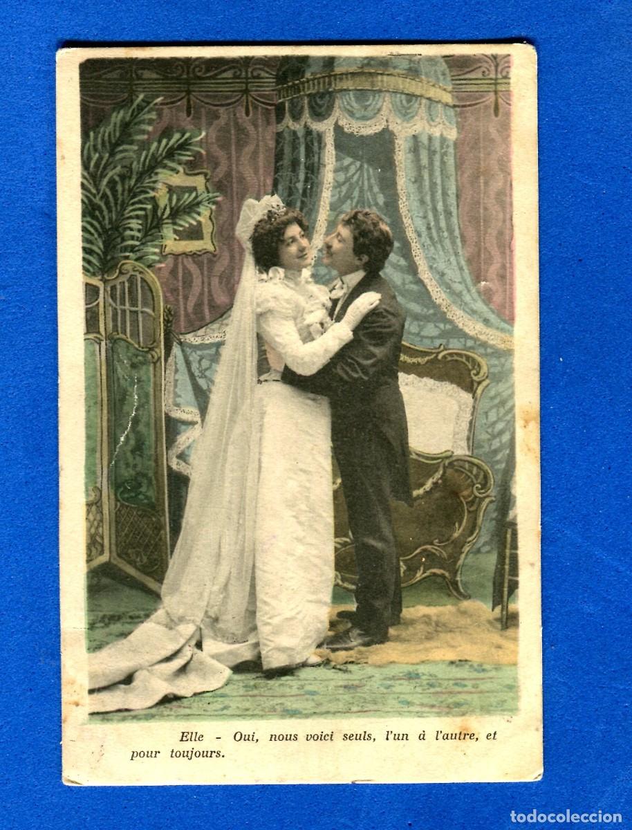 Cartoline: POSTAL CIRCULADA ROMANTICA