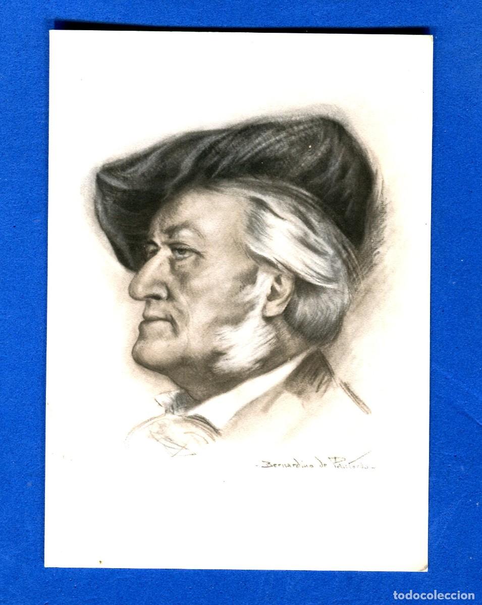 Postales: POSTAL SIN CIRCULAR RETRATO WAGNER SERIE II N&ordm;10 EDITA A CARMONA MADRID