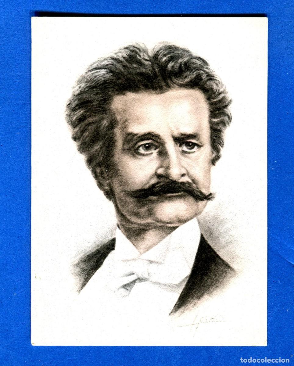 Postales: POSTAL SIN CIRCULAR RETRATO JOHANN STRAUSS SERIE IV N&ordm;17 EDITA A CARMONA MADRID