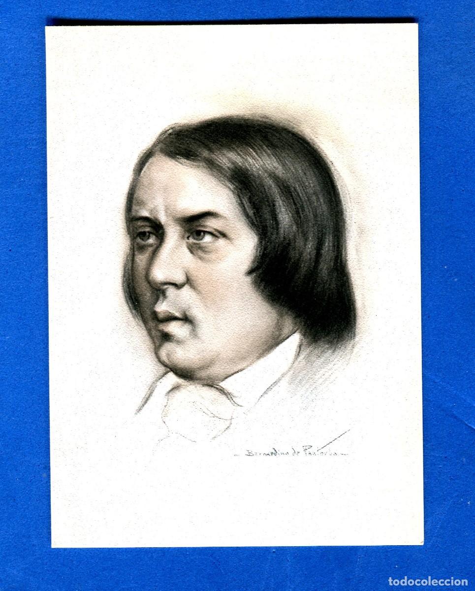 Postales: POSTAL SIN CIRCULAR RETRATO SCHUMANN SERIE II N&ordm;8 EDITA A GARCIA MADRID