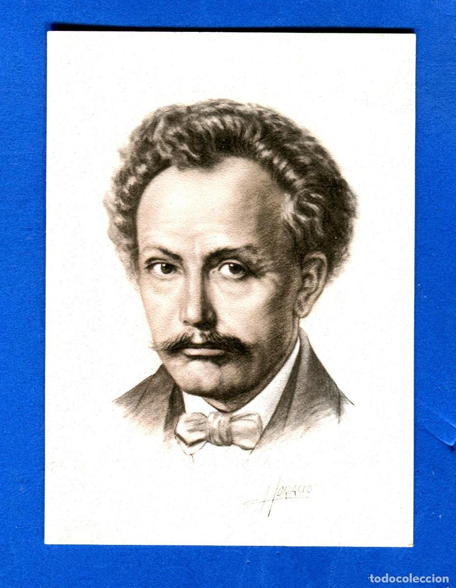 Postales: POSTAL SIN CIRCULAR RETRATO RICHARD STRAUSS SERIE IV N&ordm;18 EDITA A GARCIA MADRID