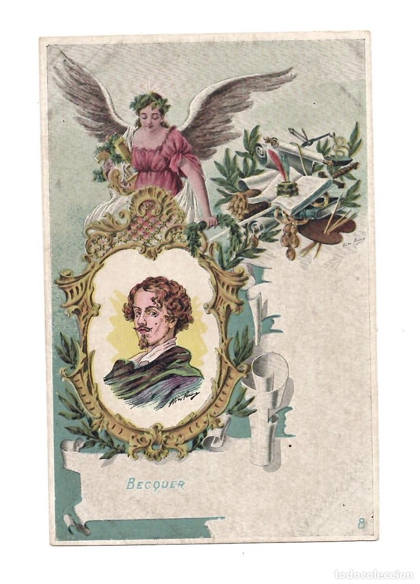 Postales: TARJETA POSTAL ARTISTICA ESPA&Ntilde;OLA 8 BECQUER. N&ordm; 308. C.1905