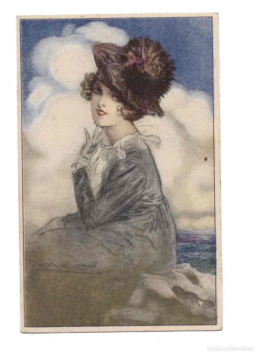 Postales: TARJETA POSTAL ILUSTRADA POR ACHILLE MAUZAN. A&Ntilde;O 1918