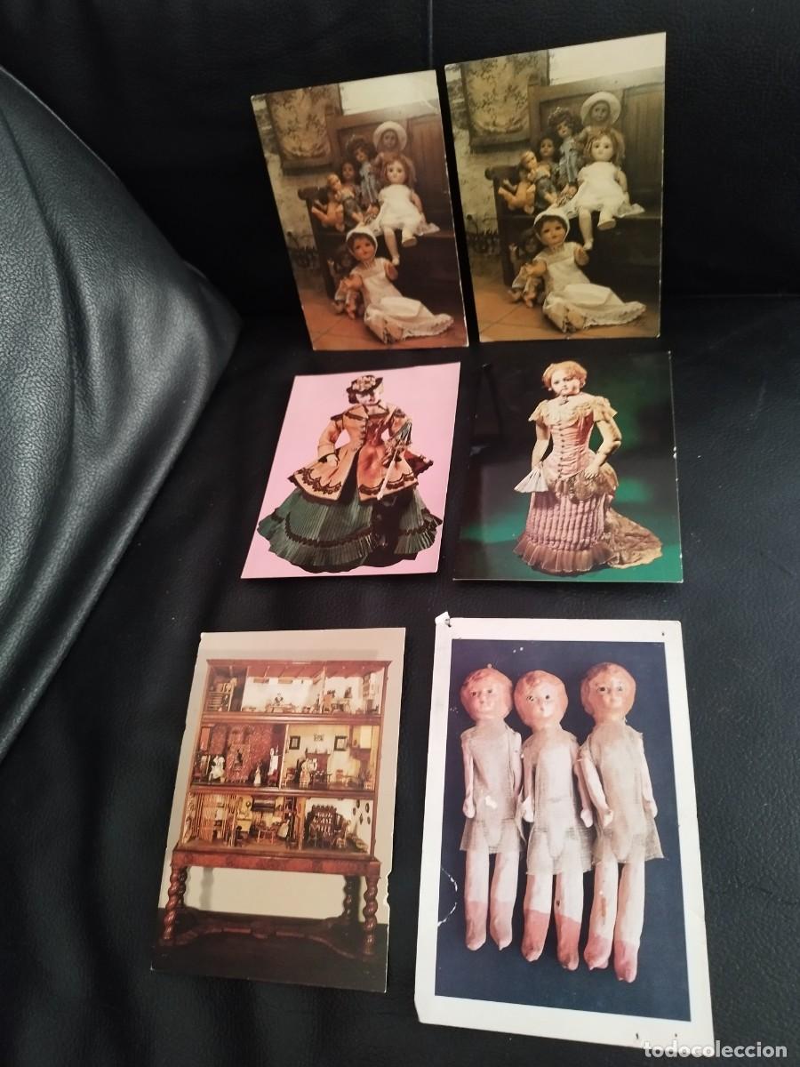 Postales: Colecci&oacute;n de 6 tarjetas postales, de mu&ntilde;ecas, casa mu&ntilde;ecas, mobiliario.