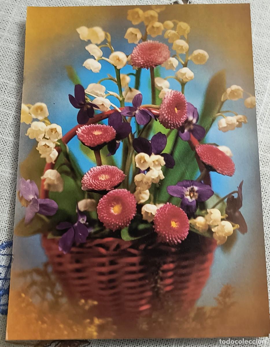 Postales: POSTAL | CESTA DE FLORES