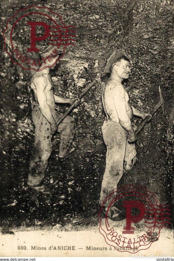 Postais: MINES DANICHE MINEURS A LABATTAGE MINE METIER MINING MINA MINE