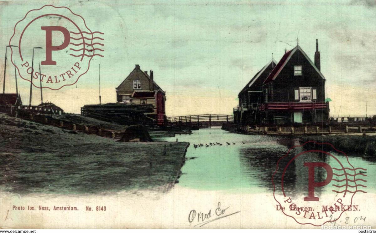 Postkarten: DE HAVEN MARKEN VISSERS FISHING PECHE PECHEUR