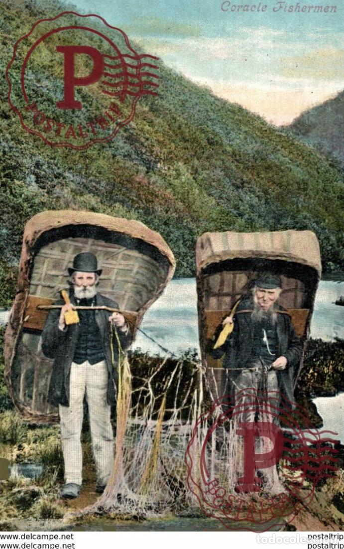 Cartoline: CORACLE FISHERMEN PESCADORES