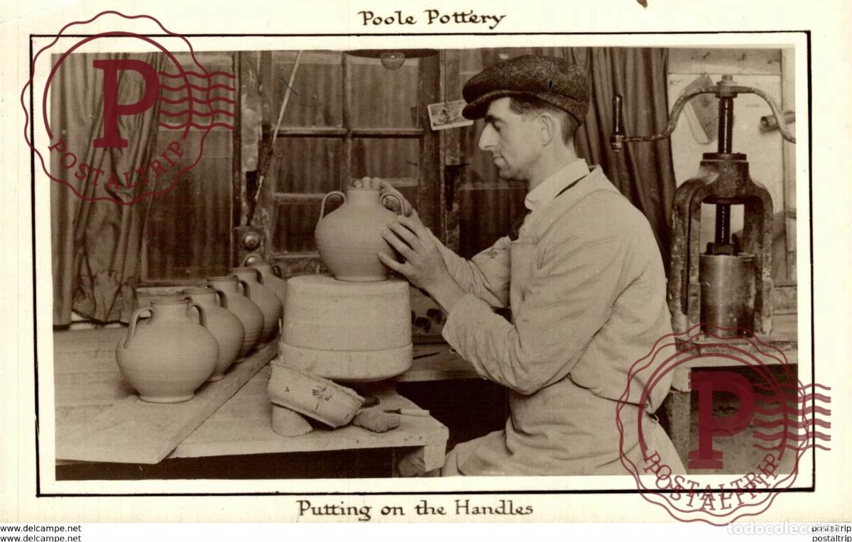 Cartoline: POOLE POTTERY. POTTER ALFARERO . -REAL PHOTO. FOTOGRAFICA