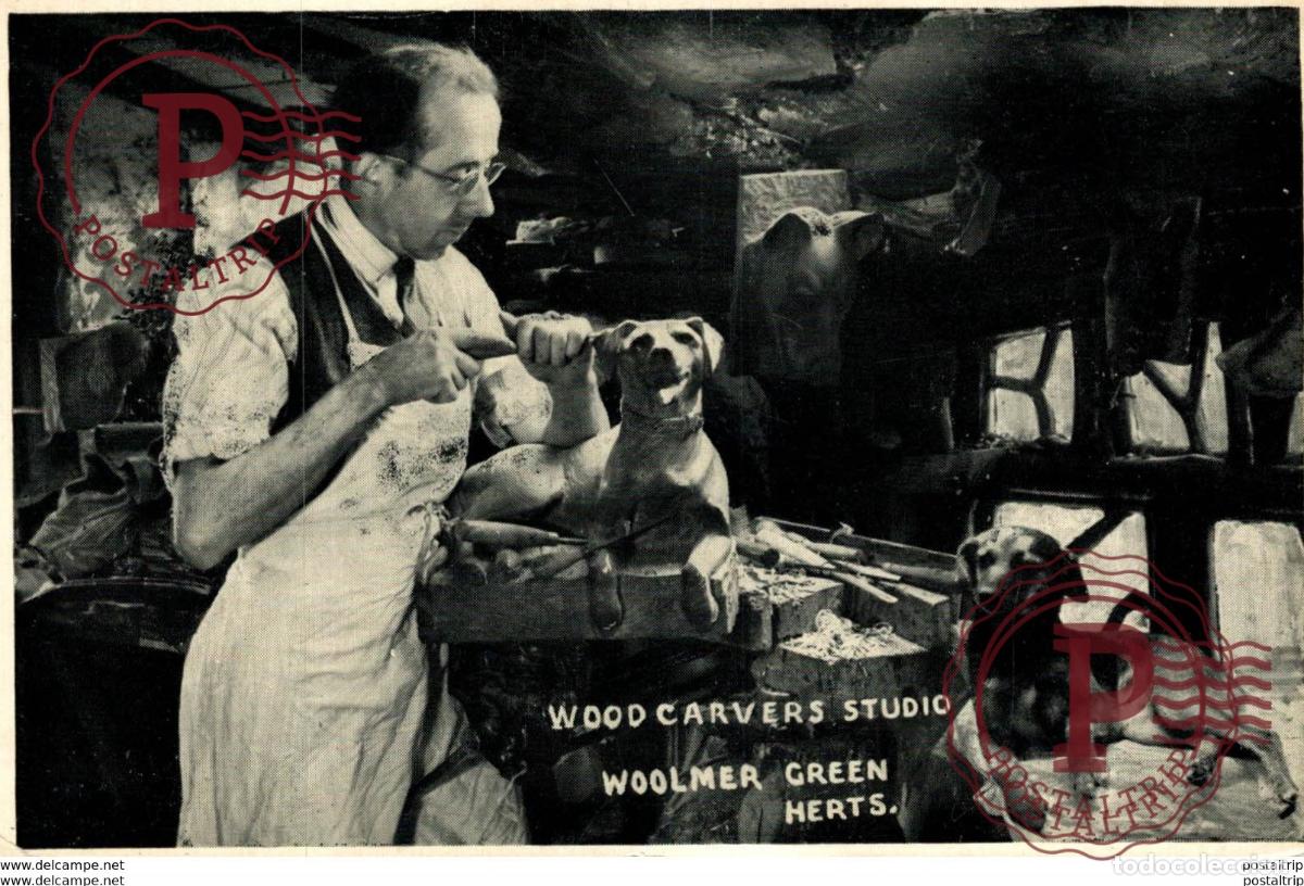 Cartoline: WOOD CARVERS STUDIO WOOLMER GREEN HERTS