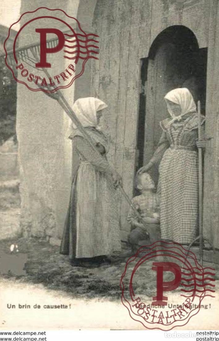 Cartoline: PROFESIONES PROFESSIONS. UN BRIN DE CAUSETTE!