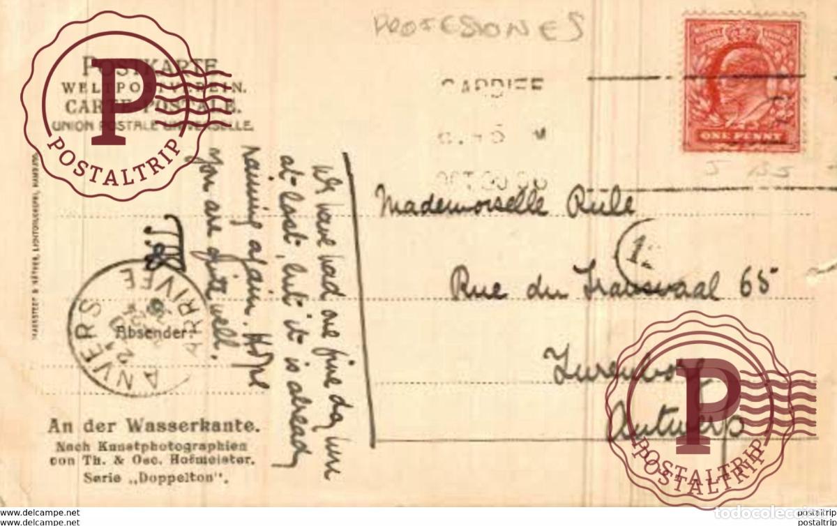 Postales: PROFESIONES PROFESSIONS. WASSERKANTE - Foto 2