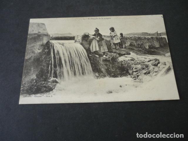 Postales: COLECCION CANOVAS SERIE R N&ordm; 4 EL DESAG&Uuml;E DE LA ACEQUIA