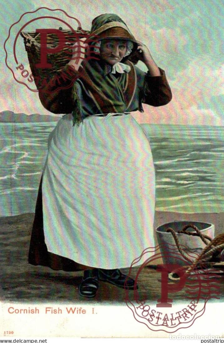 Postales: PESCA. PECHE. FISHING. Cornish Fish Wife I