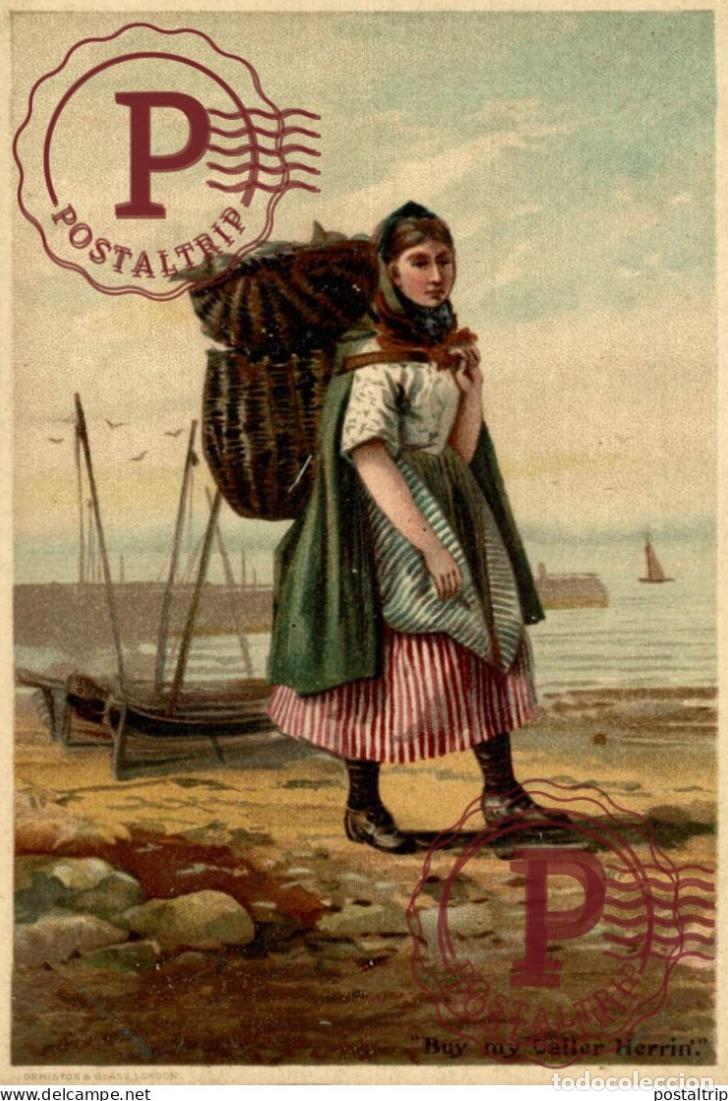 Postales: PESCA. PECHE. FISHING. FISH WIFE.