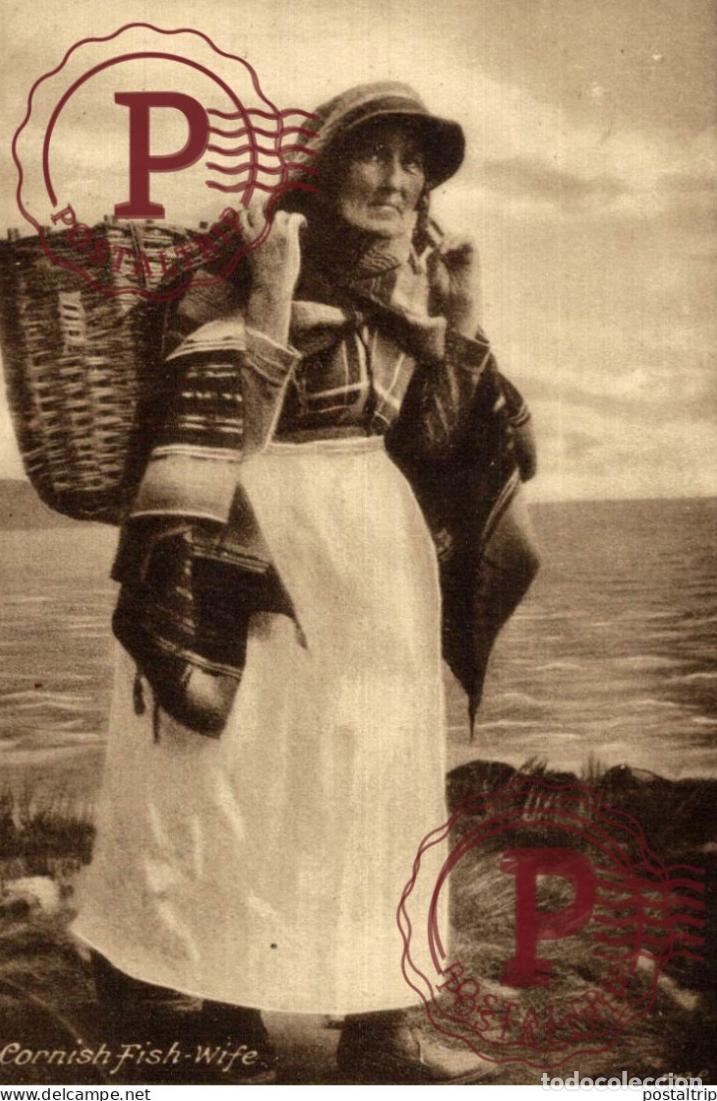 Postales: PESCA. PECHE. FISHING. CORNISH FISH WIFE.