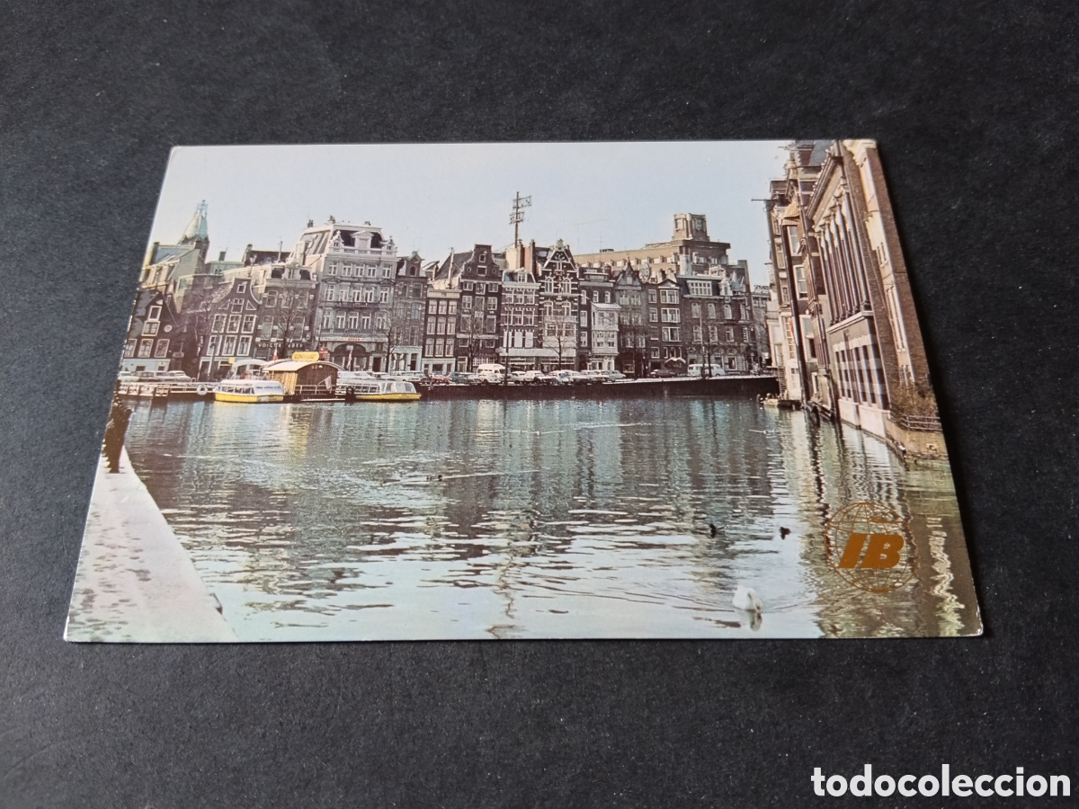 Postales: Postal Iberia Lineas Aereas espa&ntilde;olas, Amsterdam canales