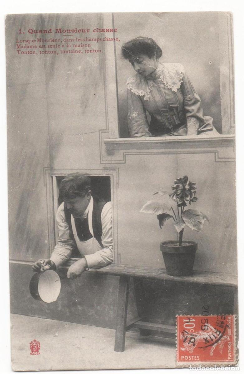 Postales: Postal francesa principios del XX- circulada-